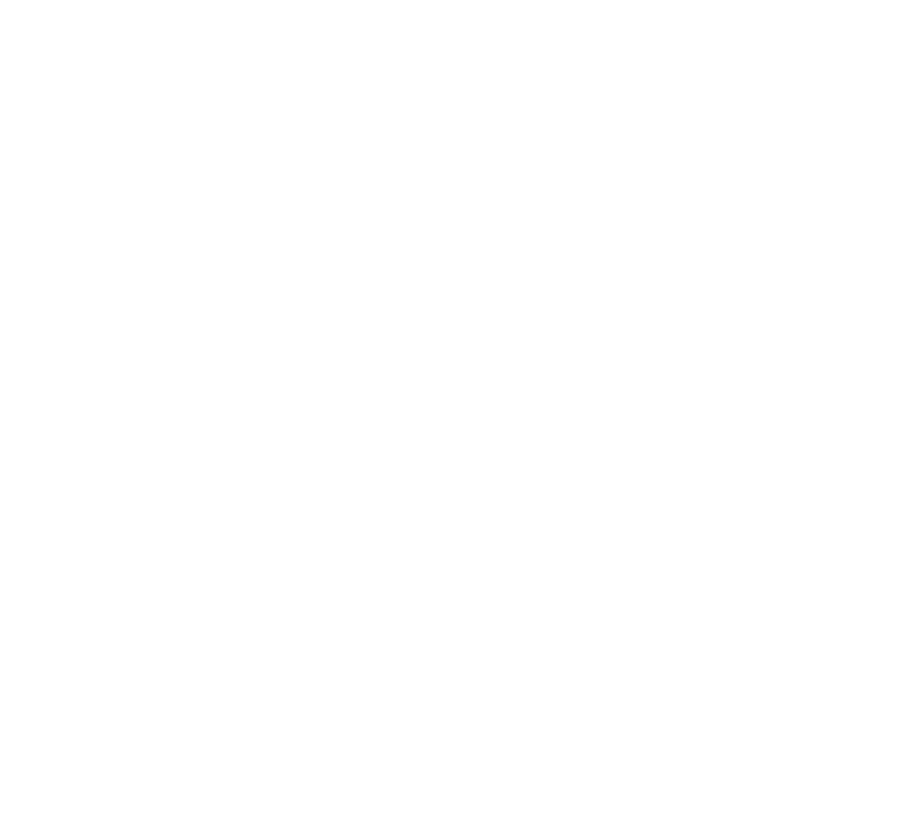 Orange curly hand drawn arrow